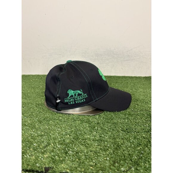 Black Clover hat cap fitted small s/m black green las vegas lighweight spandex 3 - Picture 6 of 10